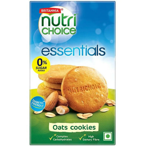 Britannia NutriChoice Essentials Oats Cookies | No Added Sugar